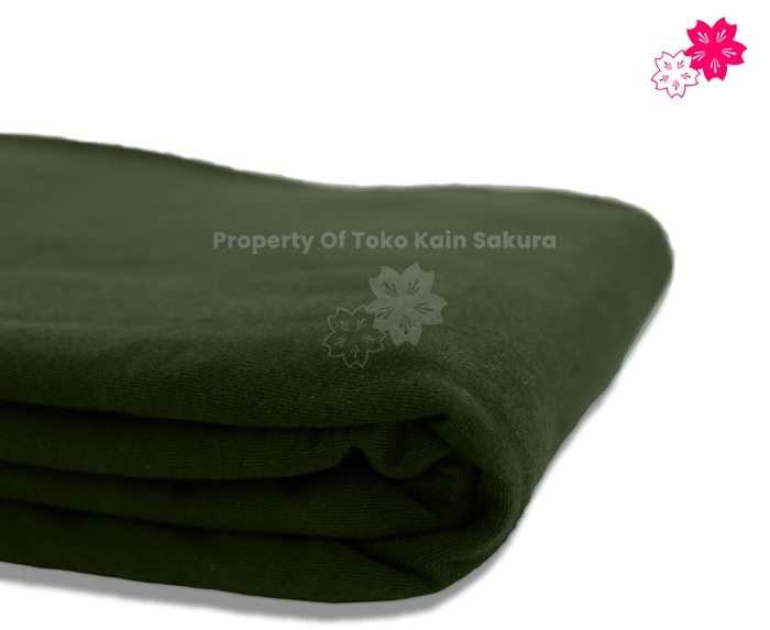 Cotton Combed 24s - Hijau TNI